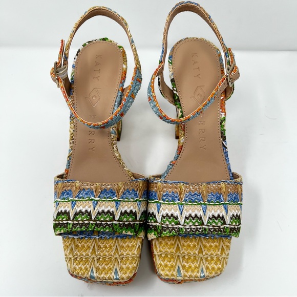 Katy Perry Collections Colorful Woven Platform Sandals - Picture 5 of 8